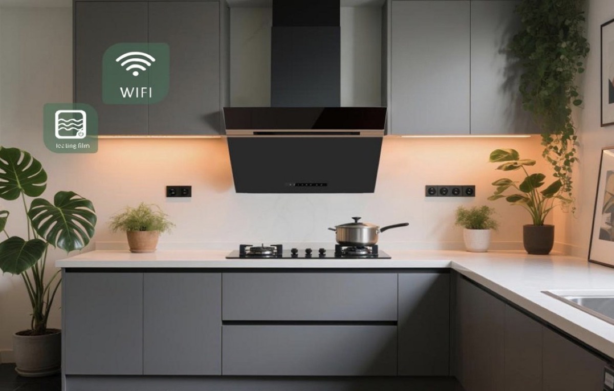 Wall-mounted kitchen hood